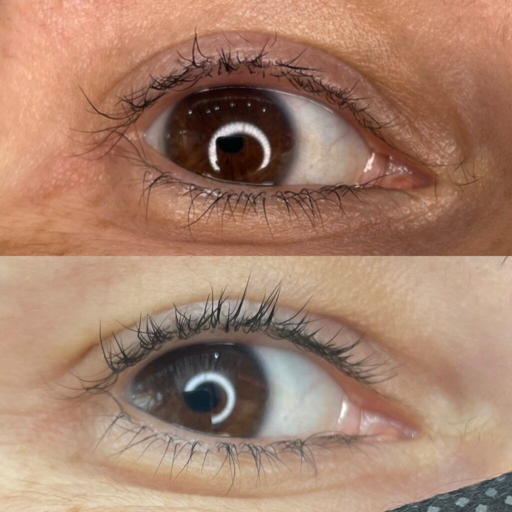 Salón de belleza en Mérida - 4 Resultado de uso de serum de pestañas y cejas Eclipse