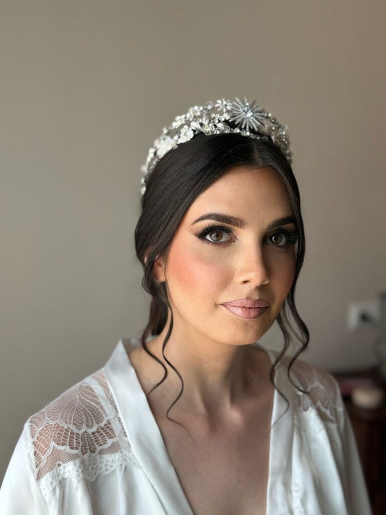 Maquillaje para boda muy especial realizado en centro de belleza Sara Passos