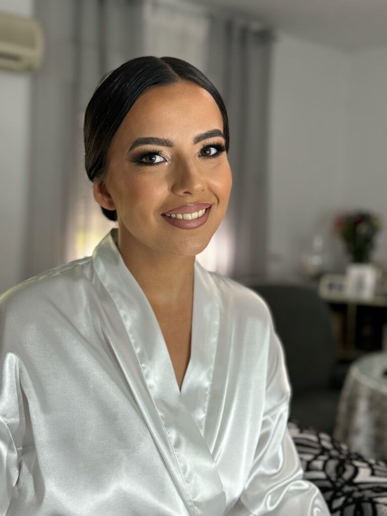 Maquillaje para boda muy especial realizado en centro de belleza Sara Passos